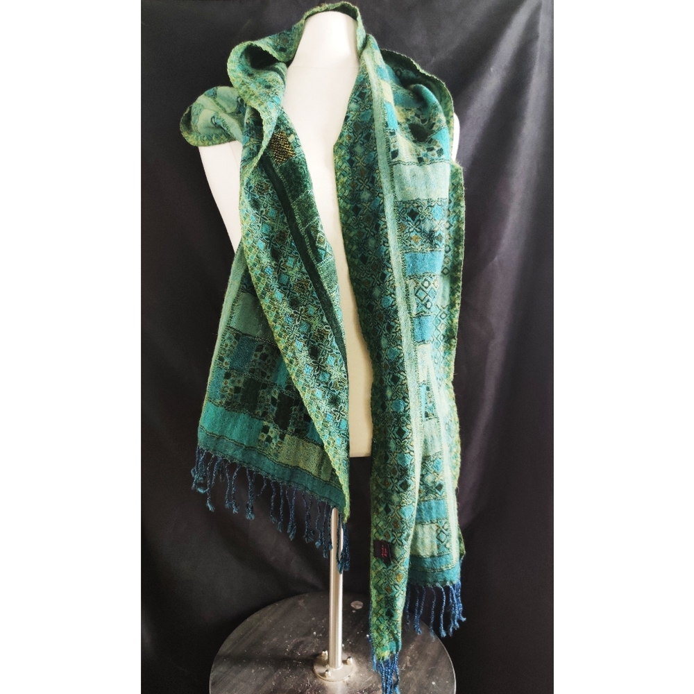 Asian Eye Scarf Wrap Boho Bohemian Hippy Hipster